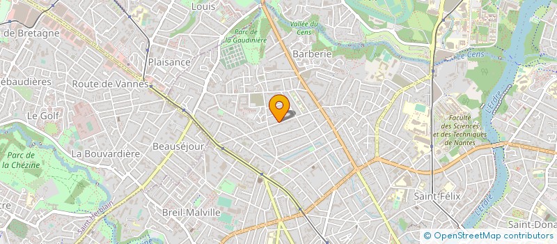 localisation de l'entreprise R.G. BUSINESS à NANTES