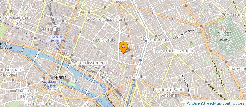 localisation de l'entreprise R.G. CONCEPT à PARIS