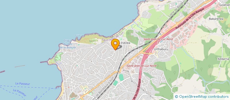 localisation de l'entreprise R&G CONNECT  SAINT-JEAN-DE-LUZ