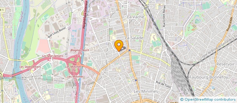 localisation de l'entreprise R.G.F. à TOULOUSE