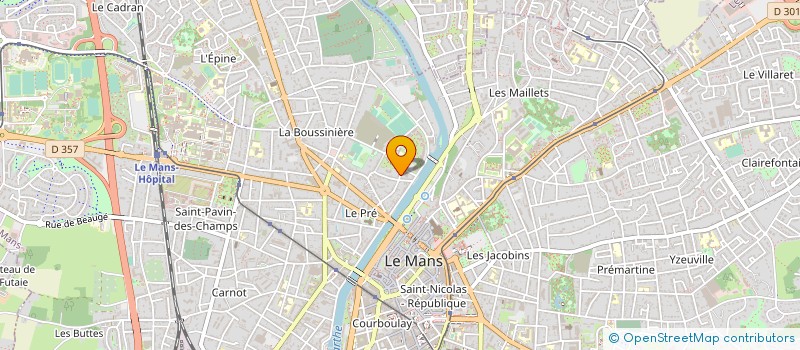 localisation de l'entreprise R.G.F. à LE MANS