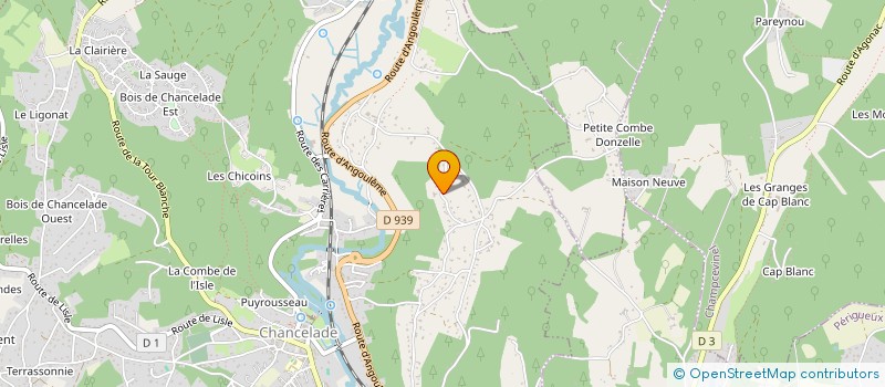 localisation de l'entreprise R G F IMMO  CHANCELADE