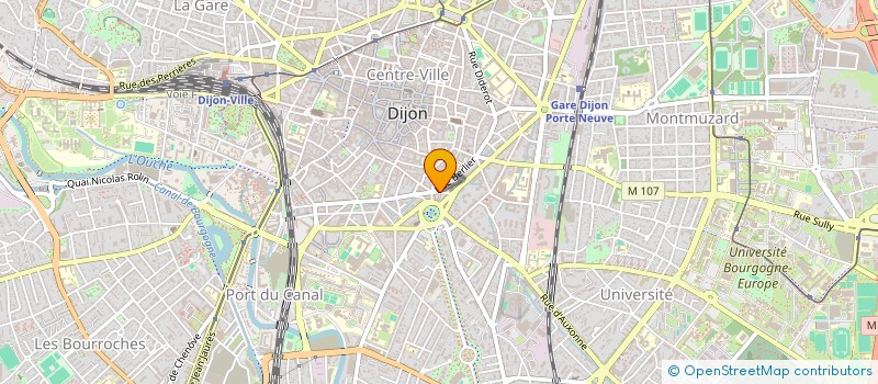 localisation de l'entreprise R.G.F IMMO à DIJON