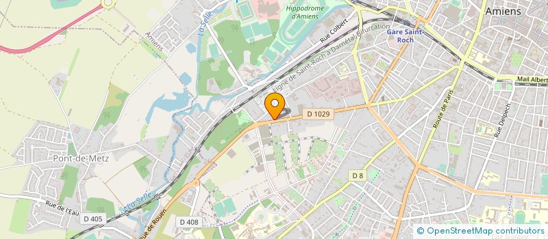 localisation de l'entreprise R.G.F. INVEST à AMIENS