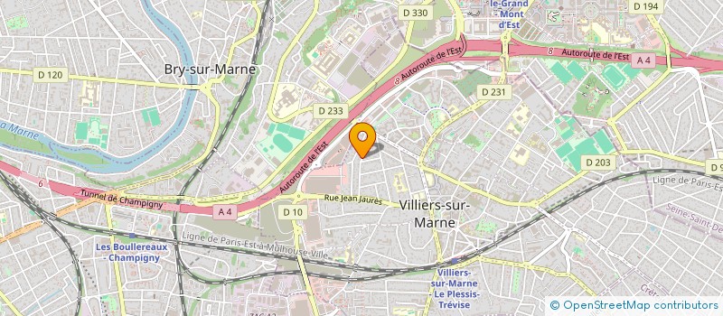 localisation de l'entreprise R G G J C  VILLIERS-SUR-MARNE