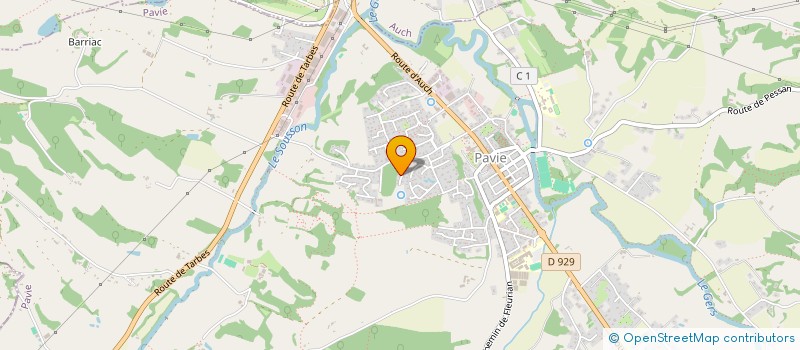 localisation de l'entreprise R &G IMMOBILIER  PAVIE