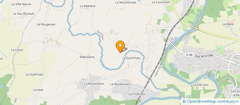 localisation de l'entreprise R G IMPORT SARL à GUIGNEN