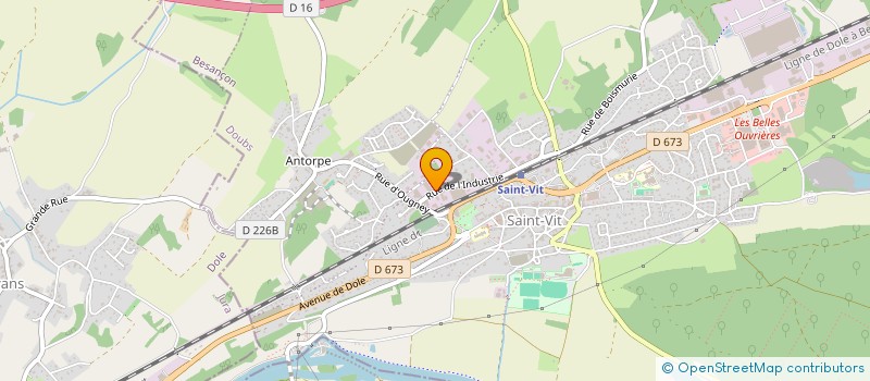 localisation de l'entreprise R.G. INVESTISSEMENT  SAINT-VIT