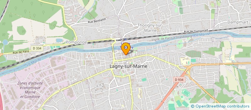 localisation de l'entreprise R G L à LAGNY-SUR-MARNE