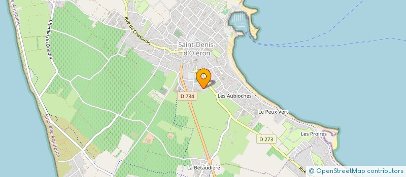 localisation de l'entreprise R.G.L.N.  SAINT-DENIS-D'OLERON