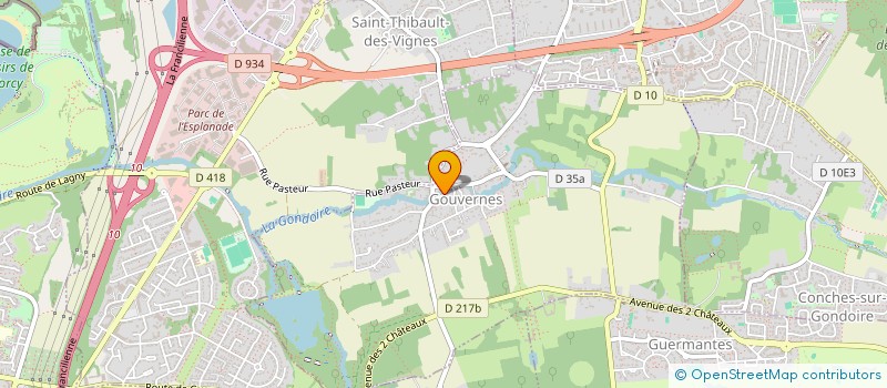 localisation de l'entreprise R.G. LOGISTIQUE  GOUVERNES