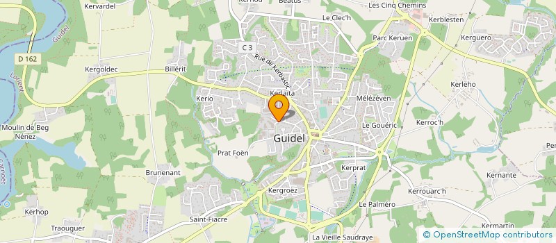 localisation de l'entreprise R.G.M.  GUIDEL