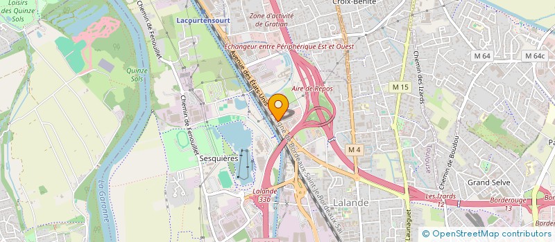 localisation de l'entreprise R.G.M. à TOULOUSE