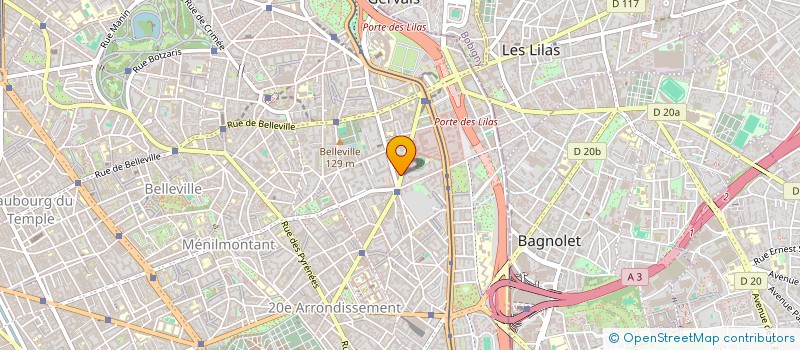 localisation de l'entreprise R.G.M.  PARIS