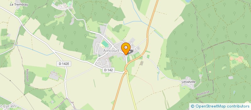 localisation de l'entreprise R.G.M.E  AINCOURT