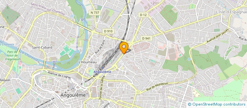 localisation de l'entreprise R.G.M.F à ANGOULEME