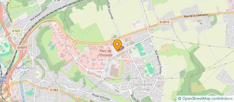 localisation de l'entreprise R.G.P  GONFREVILLE-L'ORCHER