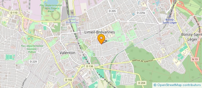 localisation de l'entreprise R.G PRO POSE à LIMEIL-BREVANNES