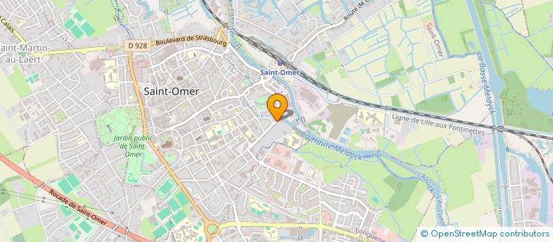 localisation de l'entreprise R G ROYAL  SAINT-OMER