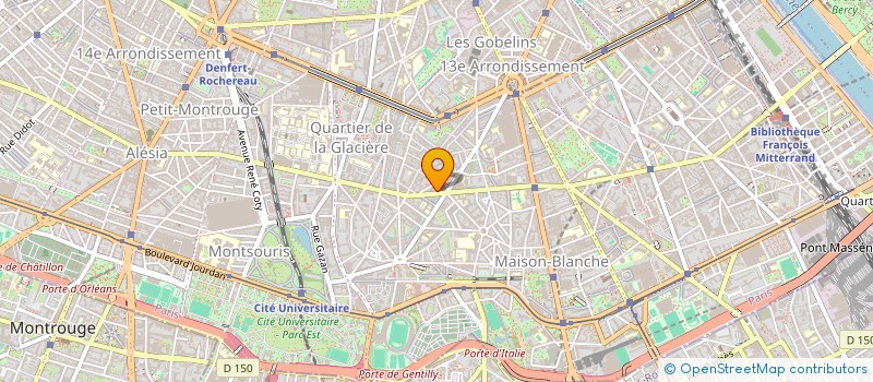 localisation de l'entreprise R.G.S. ARCHITECTES ASSOCIES  PARIS