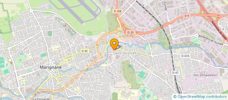 localisation de l'entreprise R.G.S EXPLOITATION  SAINT-VICTORET