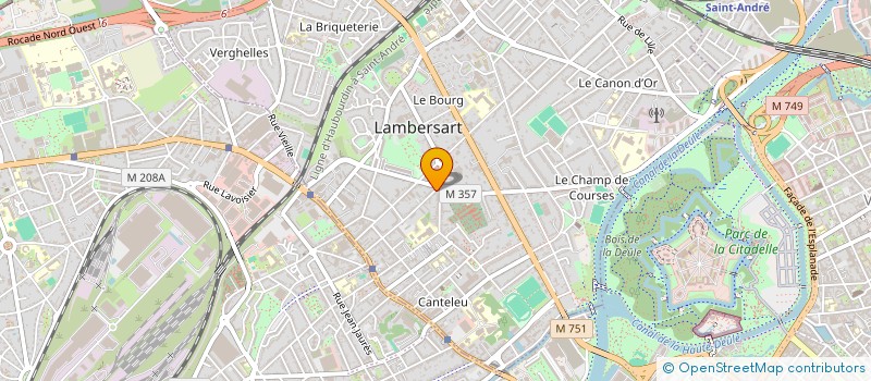 localisation de l'entreprise R G SELECTION à LAMBERSART