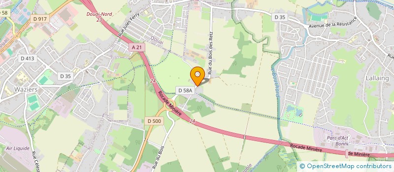 localisation de l'entreprise R.G.V.  SIN-LE-NOBLE