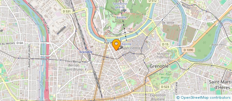 localisation de l'entreprise R.G.V à GRENOBLE