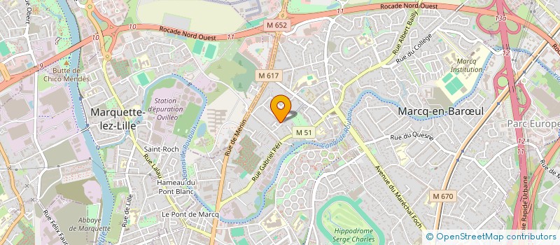 localisation de l'entreprise R GESTION PRIVEE à MARCQ-EN-BARŒUL