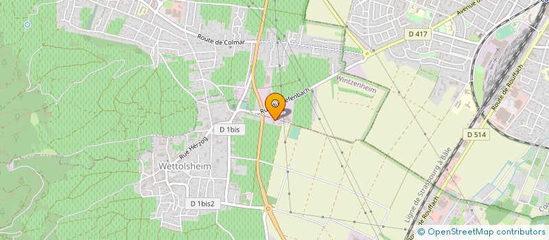 localisation de l'entreprise R GILG ET SUCCESSEURS SA  WETTOLSHEIM