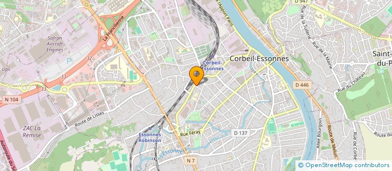 localisation de l'entreprise R.GO à CORBEIL-ESSONNES