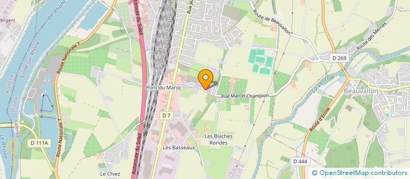 localisation de l'entreprise R'GRAPHIC  PORTES-LES-VALENCE