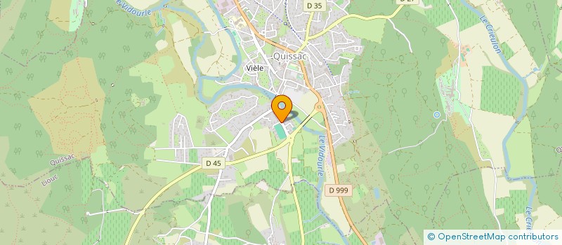 localisation de l'entreprise R GREEN  QUISSAC