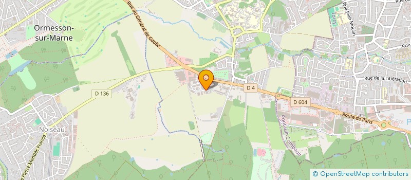 localisation de l'entreprise R. GROUPE  LA QUEUE-EN-BRIE