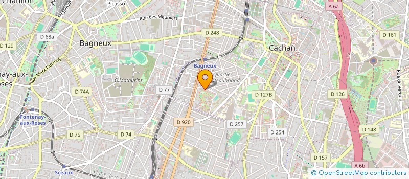 localisation de l'entreprise R & H  CACHAN