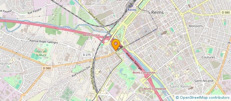 localisation de l'entreprise R.H A & C  REIMS