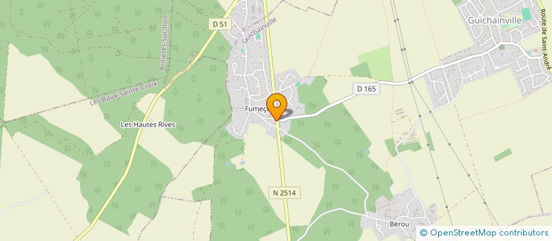localisation de l'entreprise R&H CARBURANT à ANGERVILLE-LA-CAMPAGNE