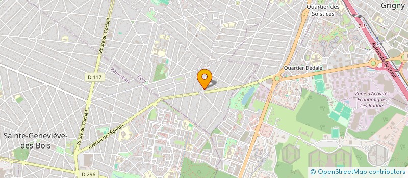 localisation de l'entreprise R.H CONSTRUCTION  MORSANG-SUR-ORGE