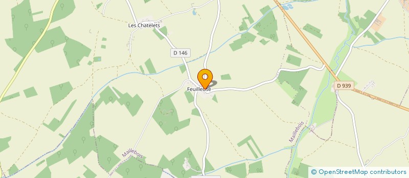 localisation de l'entreprise R.H.G à MAILLEBOIS