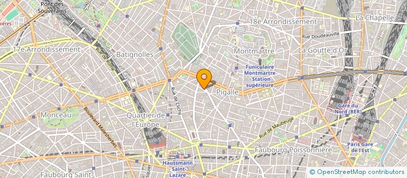 localisation de l'entreprise R.H.M.  PARIS