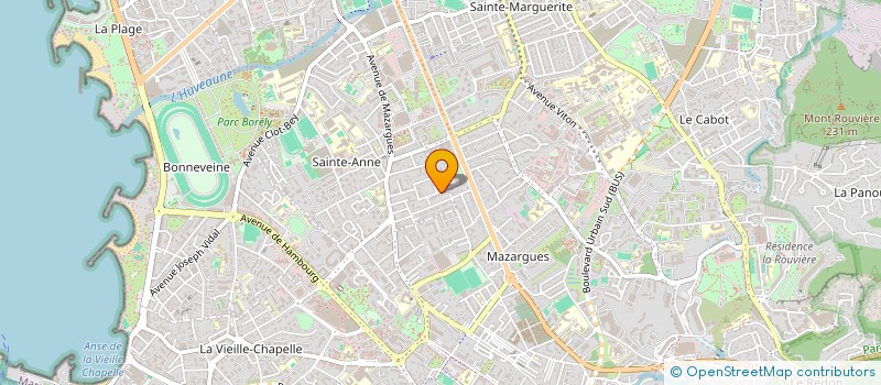 localisation de l'entreprise R H MONTCOUDIOL à MARSEILLE