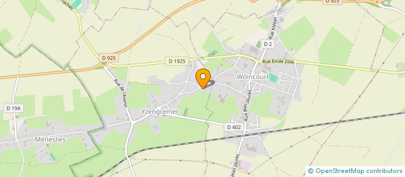 localisation de l'entreprise R.H.O.C. à YZENGREMER