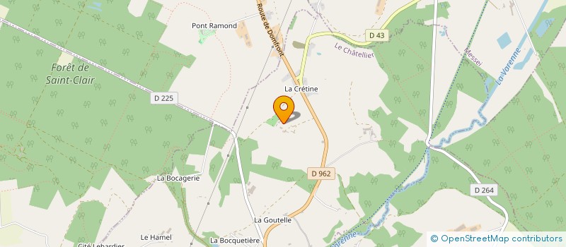 localisation de l'entreprise R & H TRANSPORTS à LE CHATELLIER