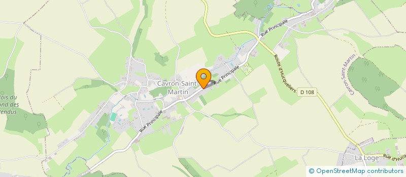 localisation de l'entreprise R.H.V.P.  CAVRON-SAINT-MARTIN