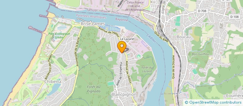 localisation de l'entreprise R&HA à ANGLET