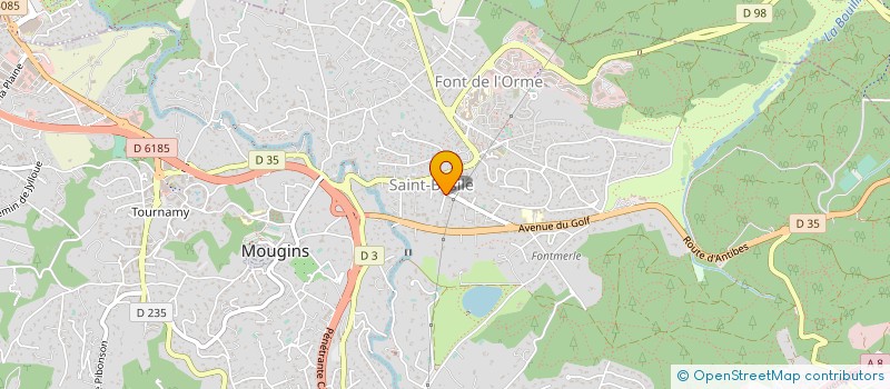 localisation de l'entreprise R' HOUSE DESIGN à MOUGINS