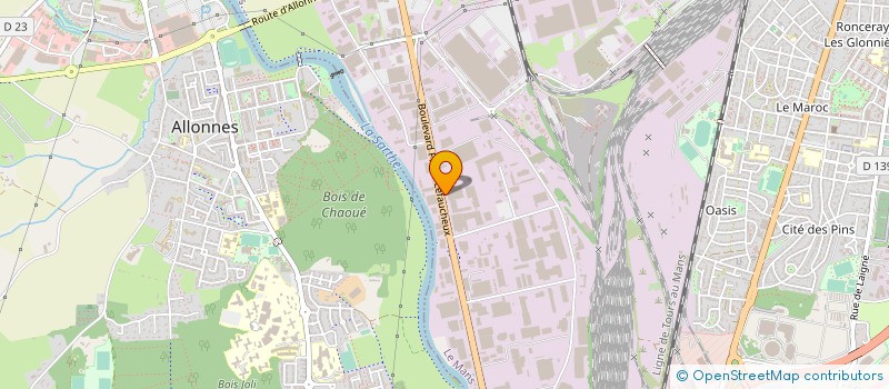 localisation de l'entreprise R-HYDRAU  LE MANS