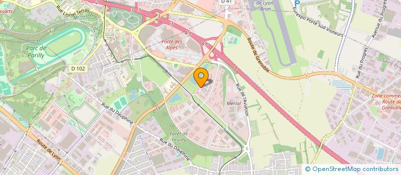 localisation de l'entreprise R I C  SAINT-PRIEST