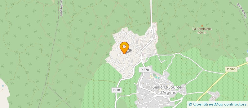 localisation de l'entreprise R.I.E  SEILLONS-SOURCE-D'ARGENS
