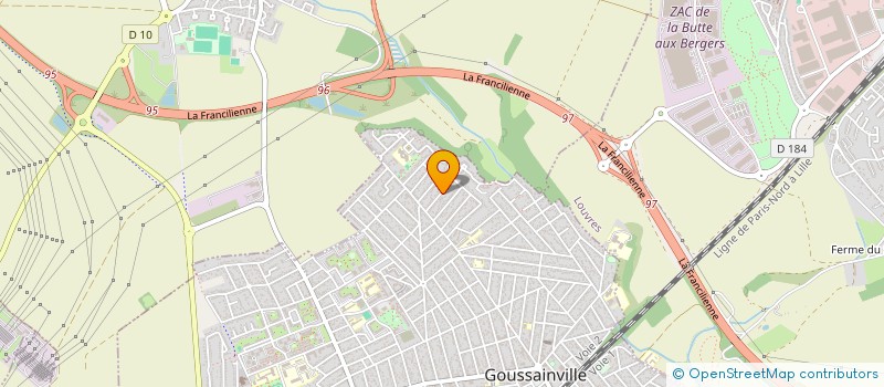 localisation de l'entreprise R&I FASHION  GOUSSAINVILLE